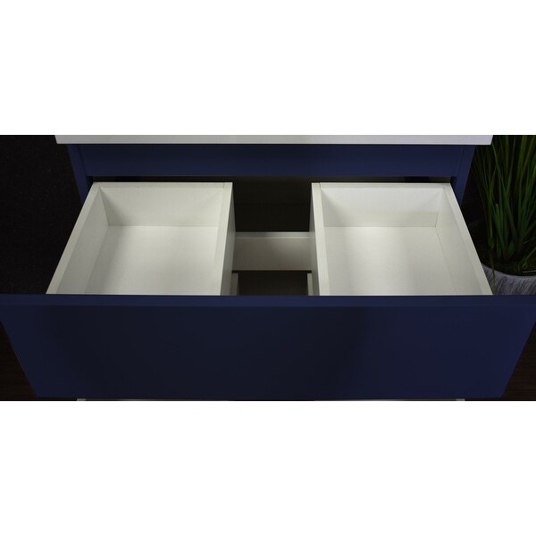 Volpa USA Salt 30-Inch Wall Mounted Floating Bathroom Vanity Set