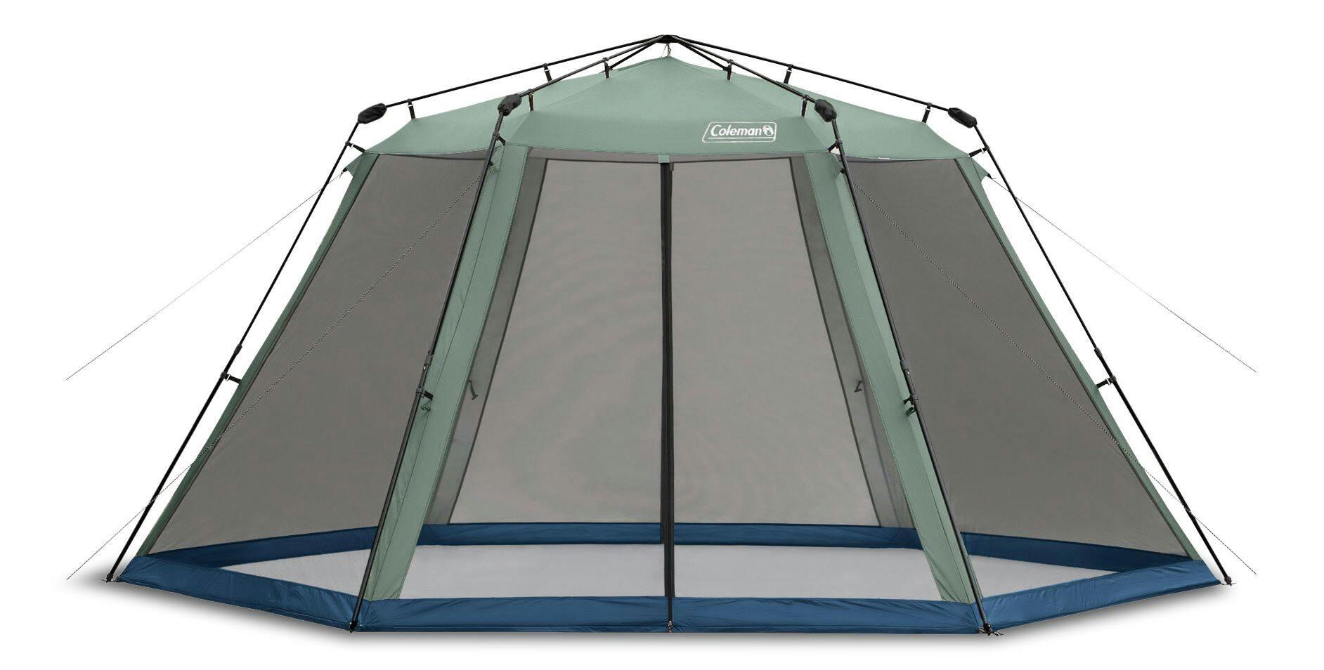 Coleman Instant 2-Door Screen House/Canopy Tent/Gazebo Camping Shelter, 15-ft x 13-ft