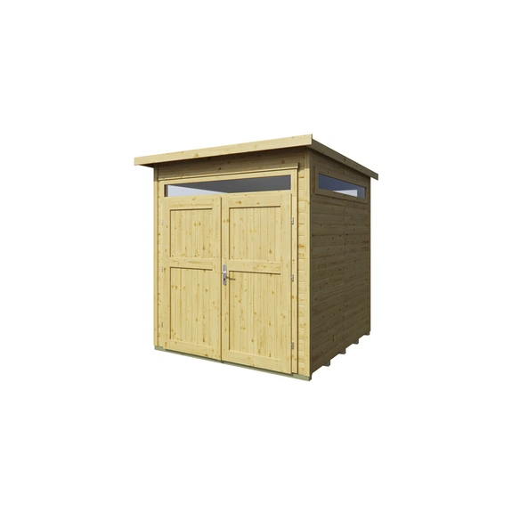 Gartenhaus »265«, Holz, BxHxT: 220 x 234 x 161 cm (Außenmaße inkl. Dachüberstand)