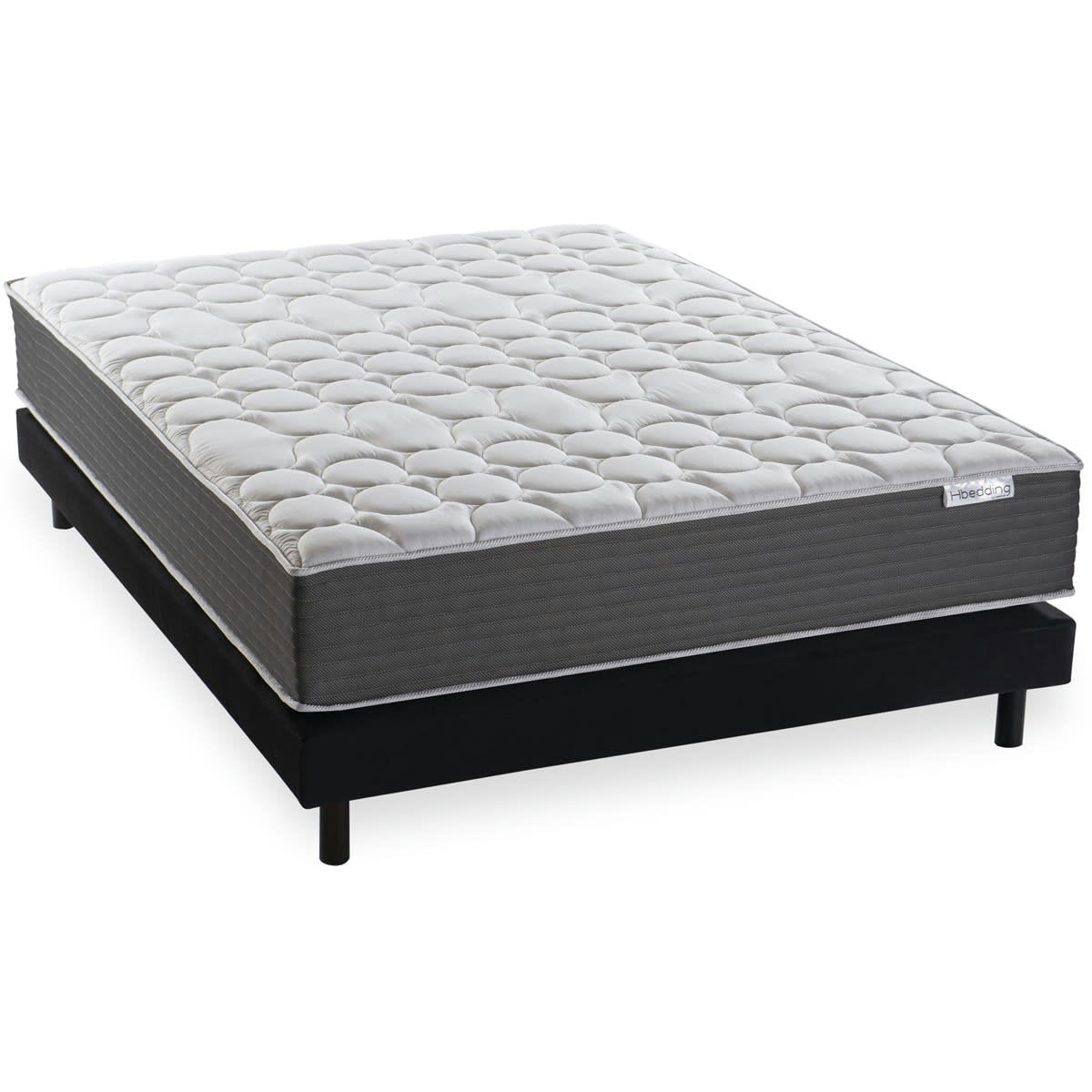 ENSEMBLE MEMO HR - Ensemble Matelas 160x200 Mémoire de forme + Sommier