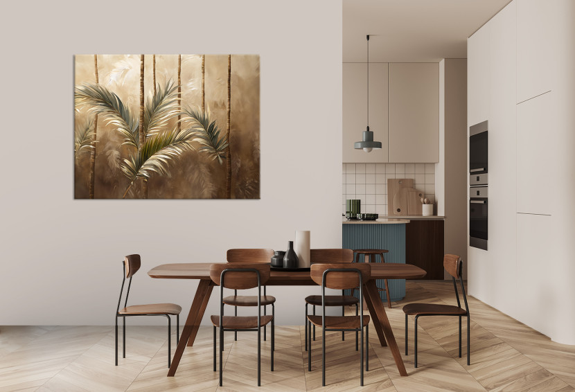 Feeby Obraz na płótnie, Palmy Boho Natura 60x40