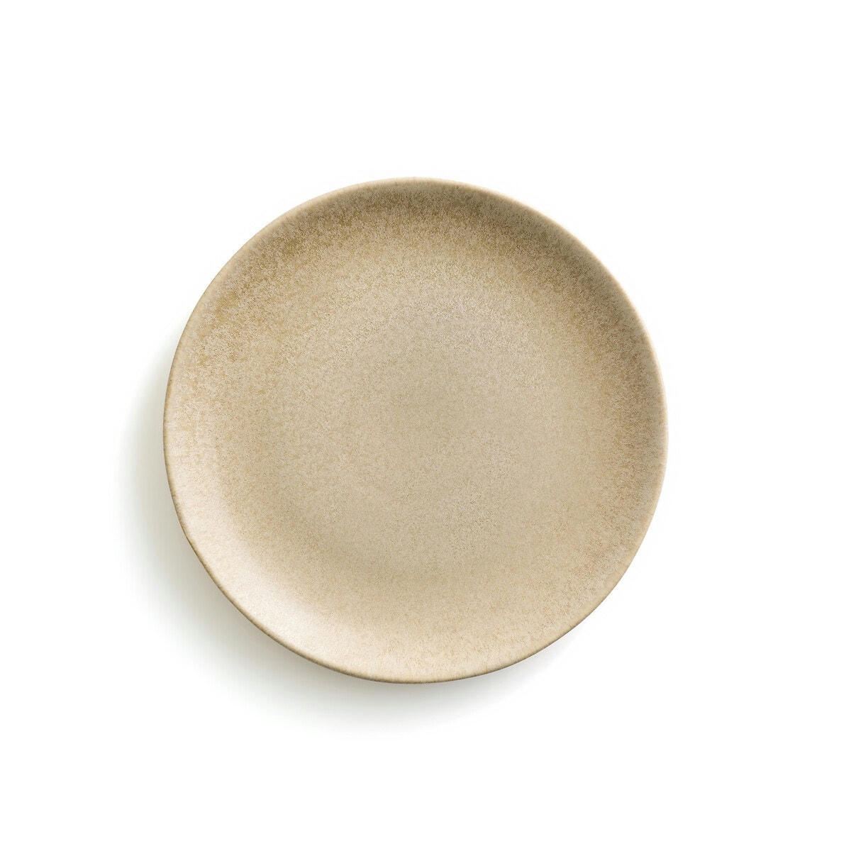 Lot 4 assiettes à dessert grès émaillé mat, Titus