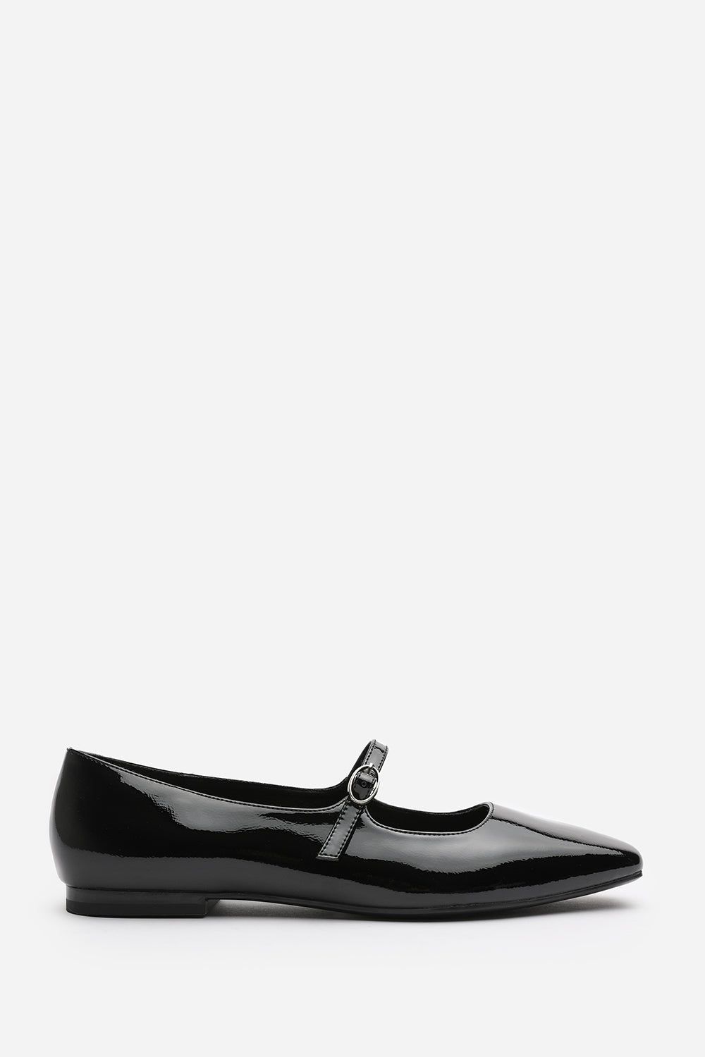 Where's That From Jordan' Wide Fit Mary Jane Flats With Buckle Strap Suede