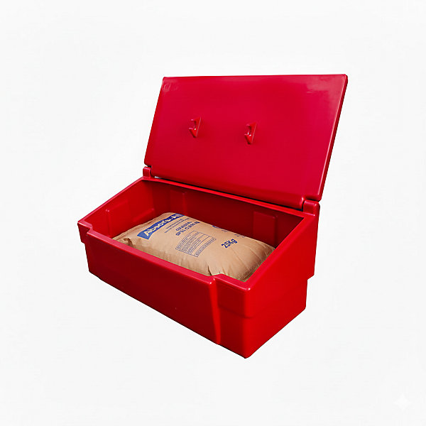 Bac à sable incendie/ à sel de déneigement 100l -lot de 10