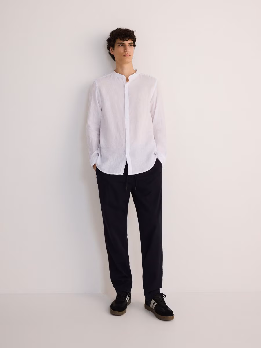 Regular Fit Linen Shirt