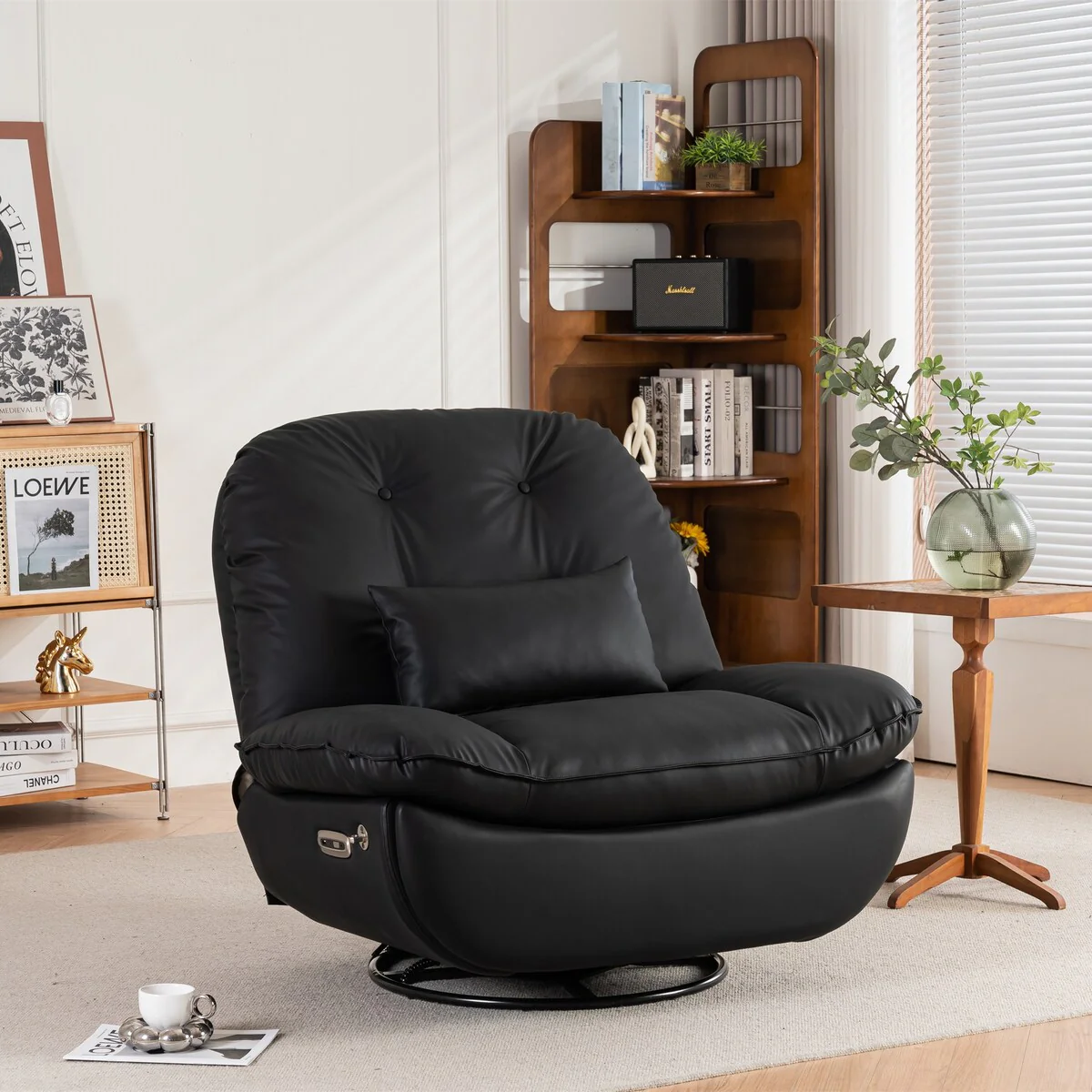 Power Recliner Swivel Glider with USB Port and Bluetooth Music Player