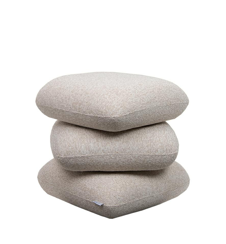 Pufa STONES beżowa