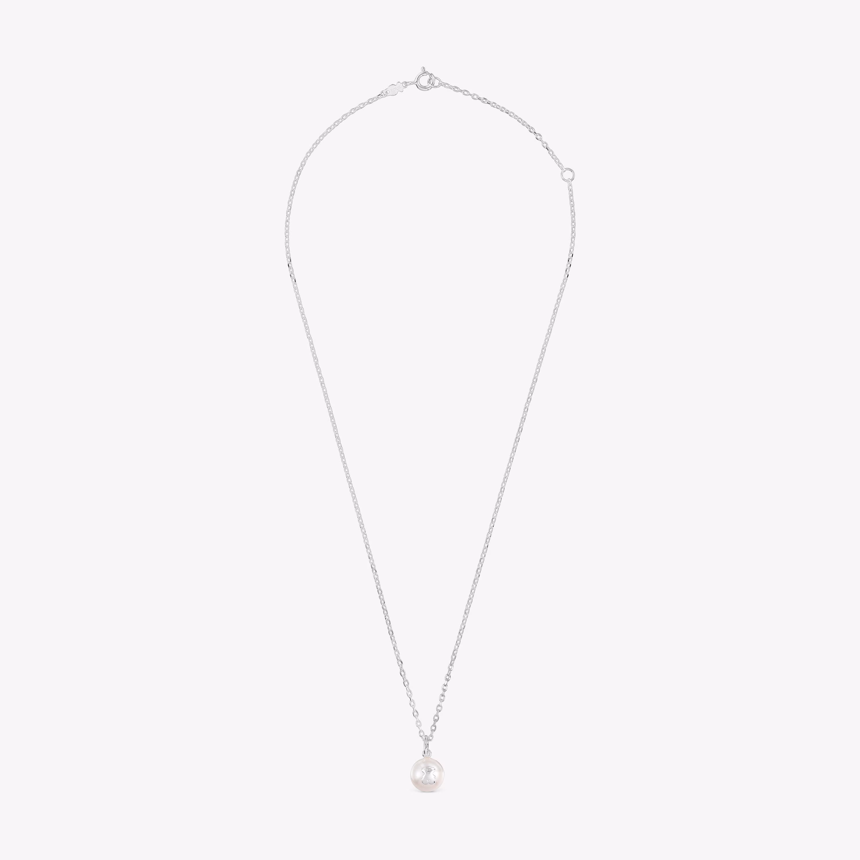 Collar de plata con perla cultivada Sweet Dolls