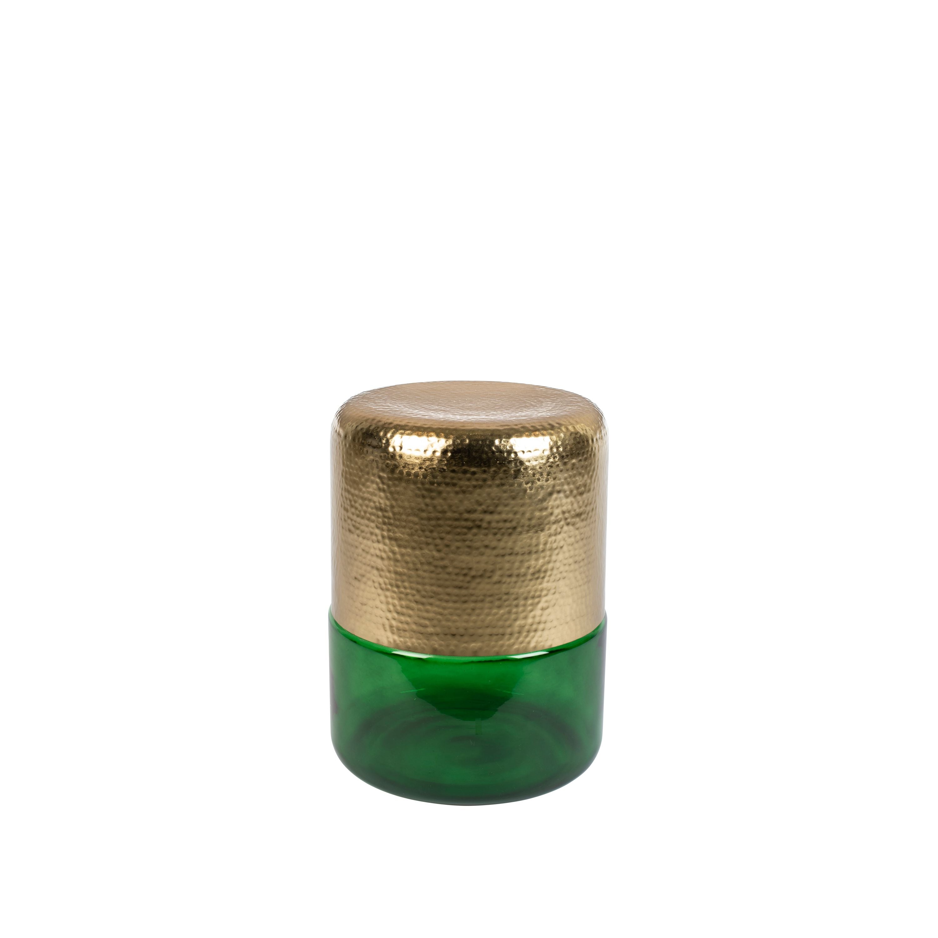 Dutchbone Cave Bijzettafel Groen/ Goud