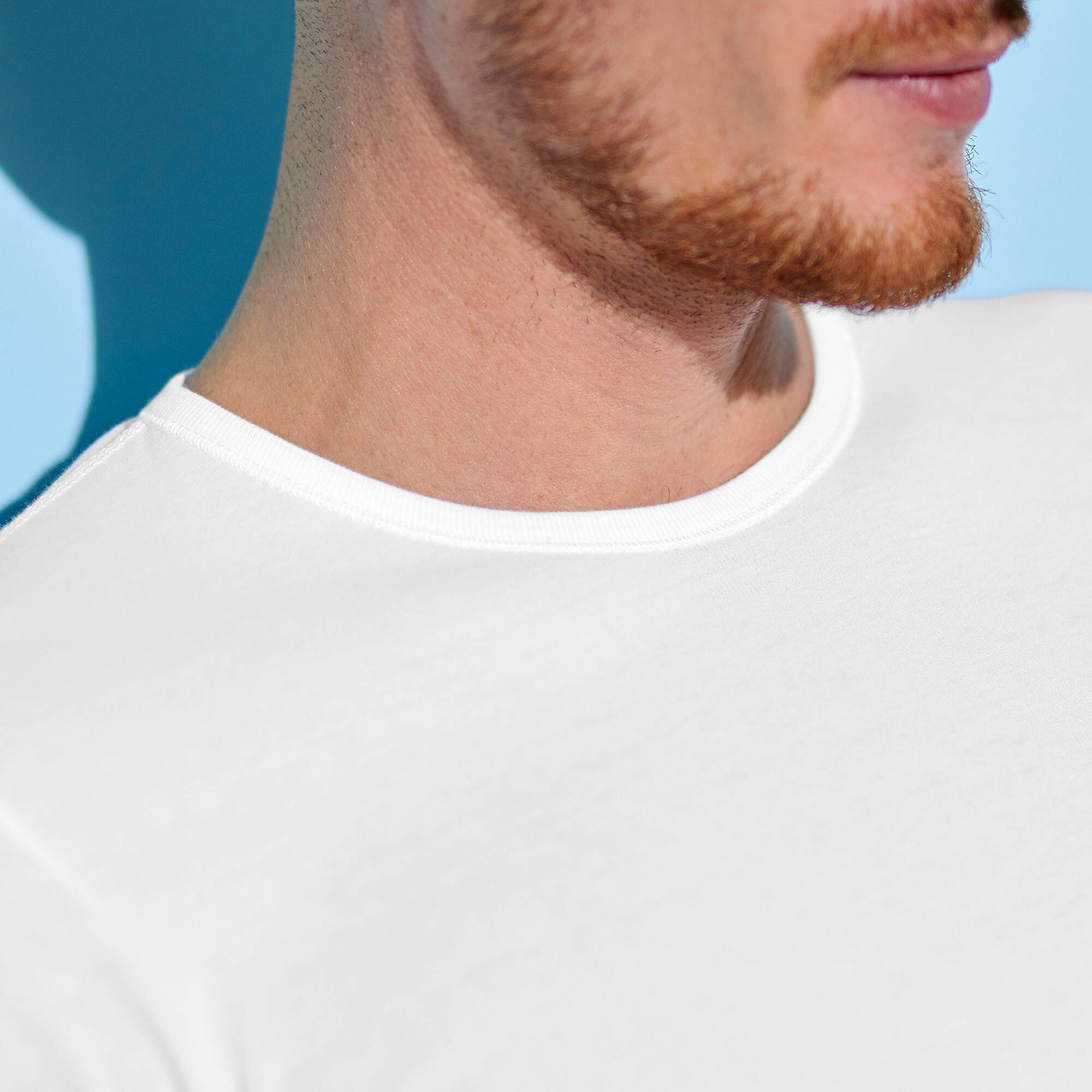 T-shirt sous-v&ecirc;tement homme ras de cou - lot de 2