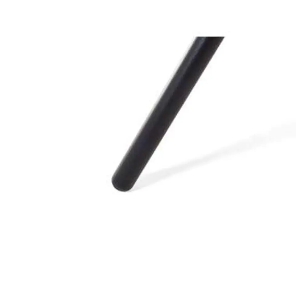 LIVO - Tuintafel - Zwart - 80 x 80 cm - Staal