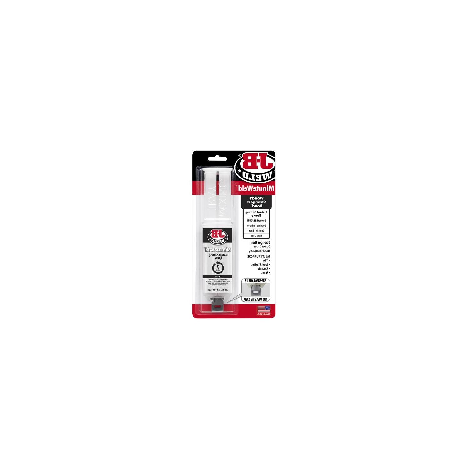 JBL J-B Weld MinuteWeld Epoxy Syringe 25ml
