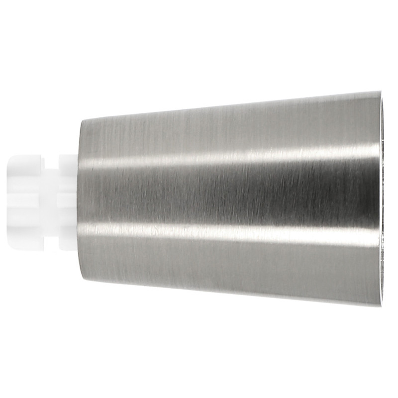 Embout de fermeture pour tringle en métal Horizon Easy Fix Pommeau chrome Ø 20 mm 2 pièces MOBOIS
