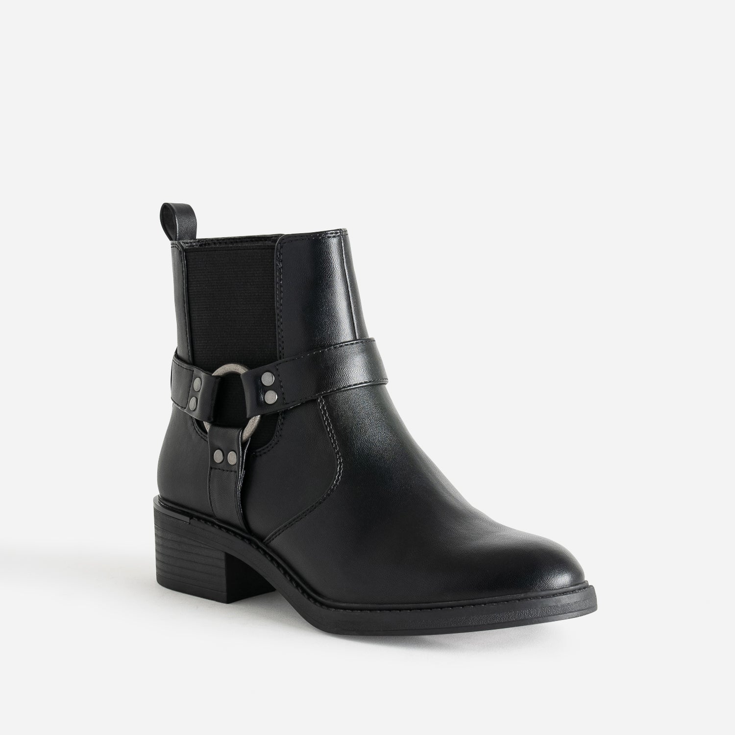Boots TEXTO noir esprit motard