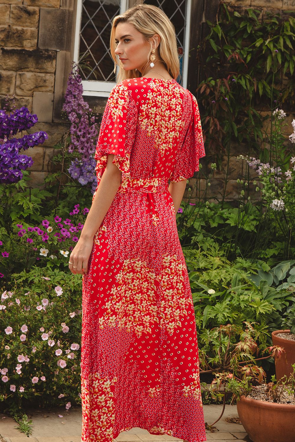 Threadbare Pastill' Button Down Midi Dress