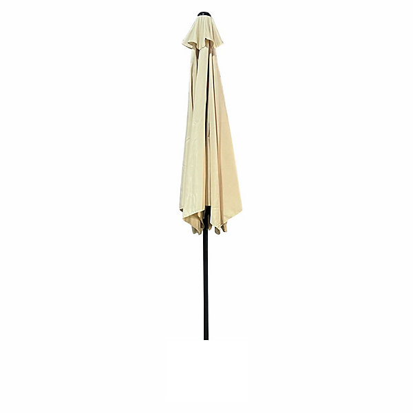 Parasol de jardin ORIENT avec inclinaison réglable en beige, Poids 4,5 kg Dimensions L270 x l270 x H235 cm