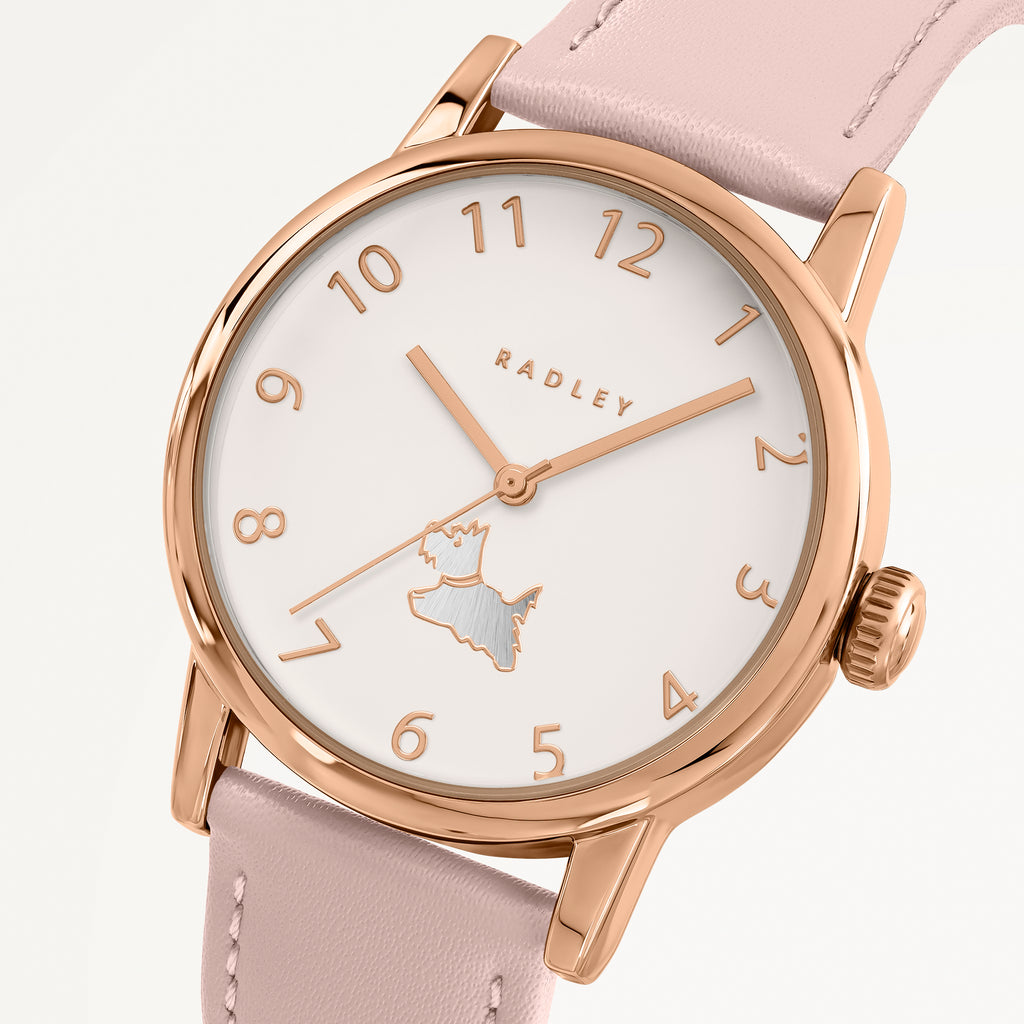 Noble Alley - 34MM Leather Strap Watch
