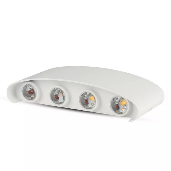 Kinkiet VT-848biały LED 1x8W 940lm wym:4,8x22x9cm IP54 V-TAC
