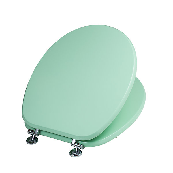 Abattant Universel En Mdf Vert Avec Charnières Métalliques