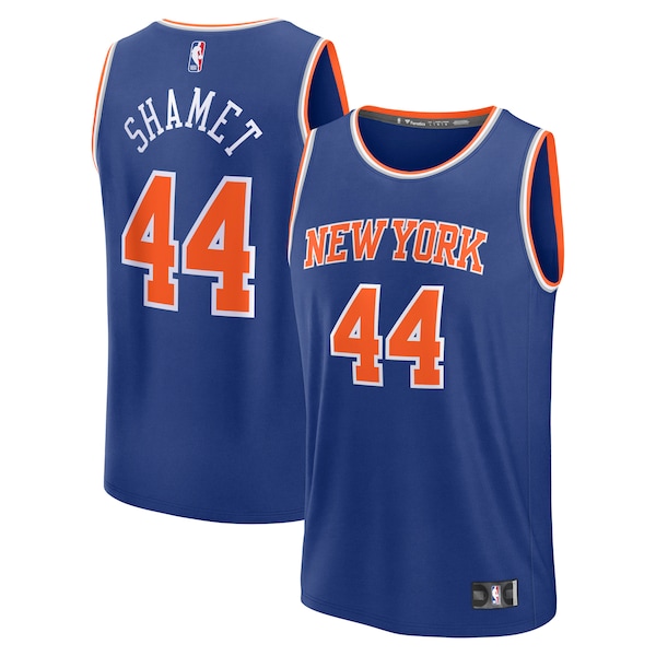 Landry Shamet New York Knicks  Fast Break Replica Player Jersey - Icon Edition - Blue
