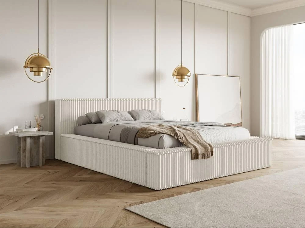 Bedframe Rafe ribstof 140 x 200 cm