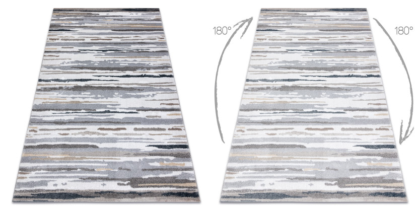 Dywan SOFT 6144 K60 72 opaque / jasnoniebieski 80x150 cm