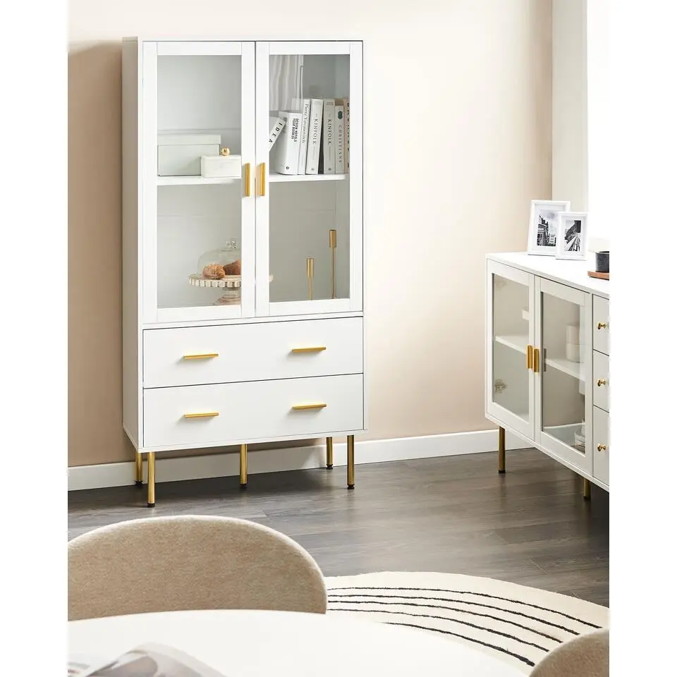 MILORA - Buffetkast - Wit - MDF