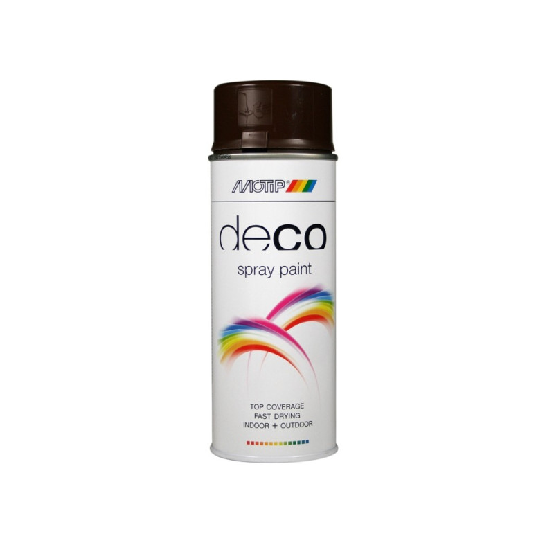 Peinture Deco Paint brun chocolat brillante 0,4 L MOTIP