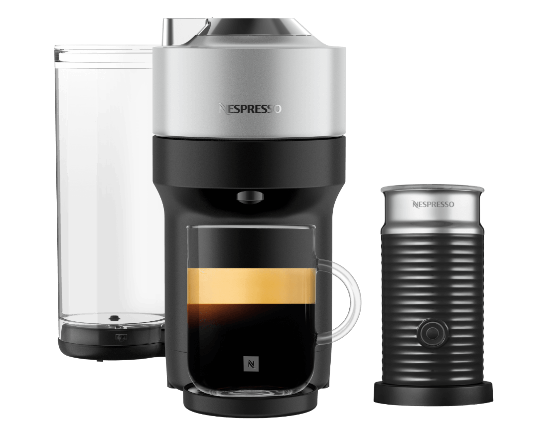 VERTUO Pop+ Silver & Aeroccino3 black - Nespresso