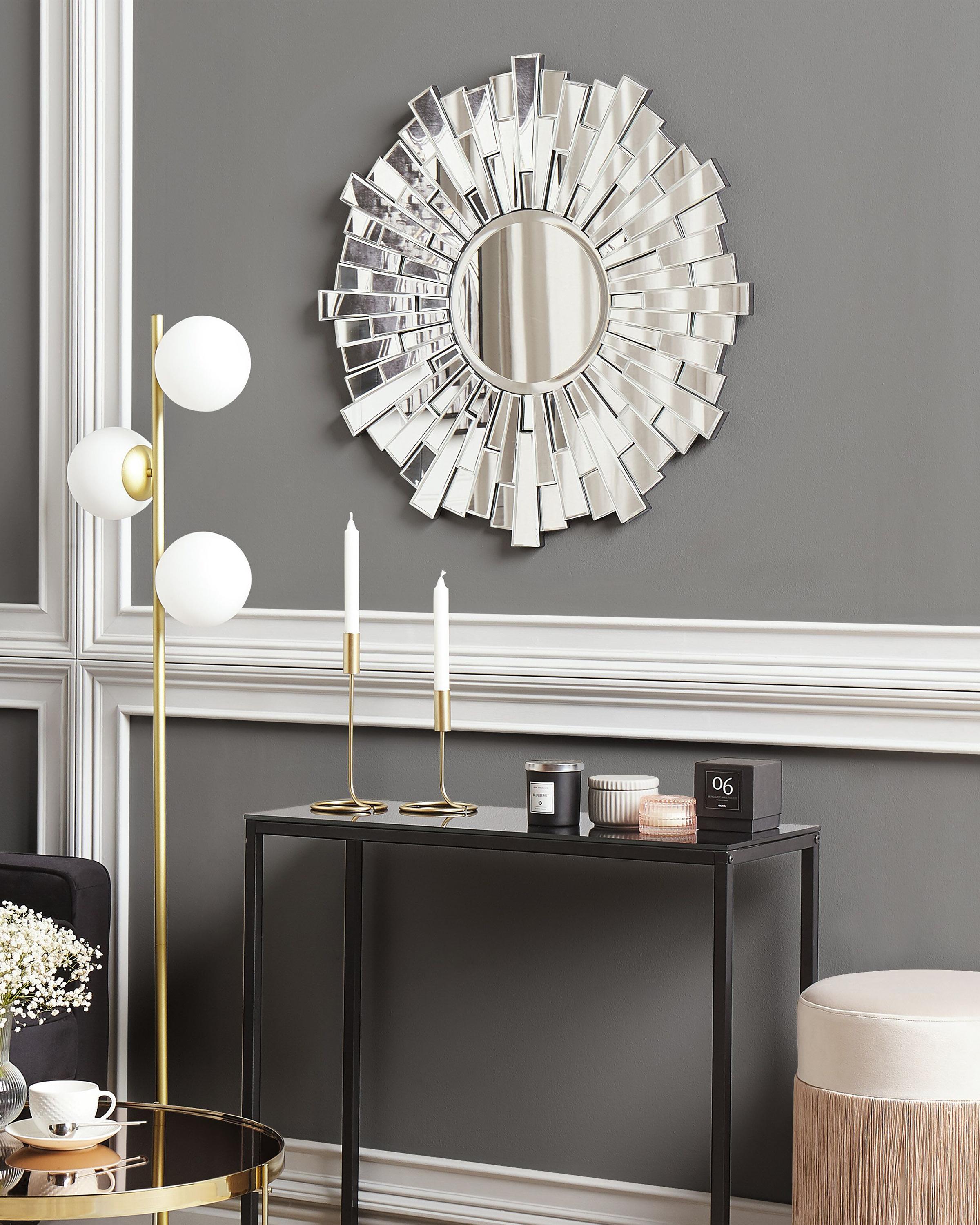 Wall Mirror VIRE 70 cm 70 cm Silver