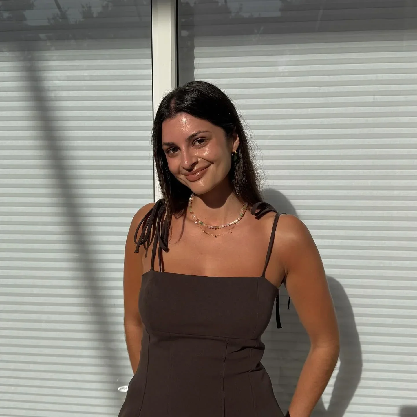 Summer — Beaded Gemstone & Pearl Choker Necklace