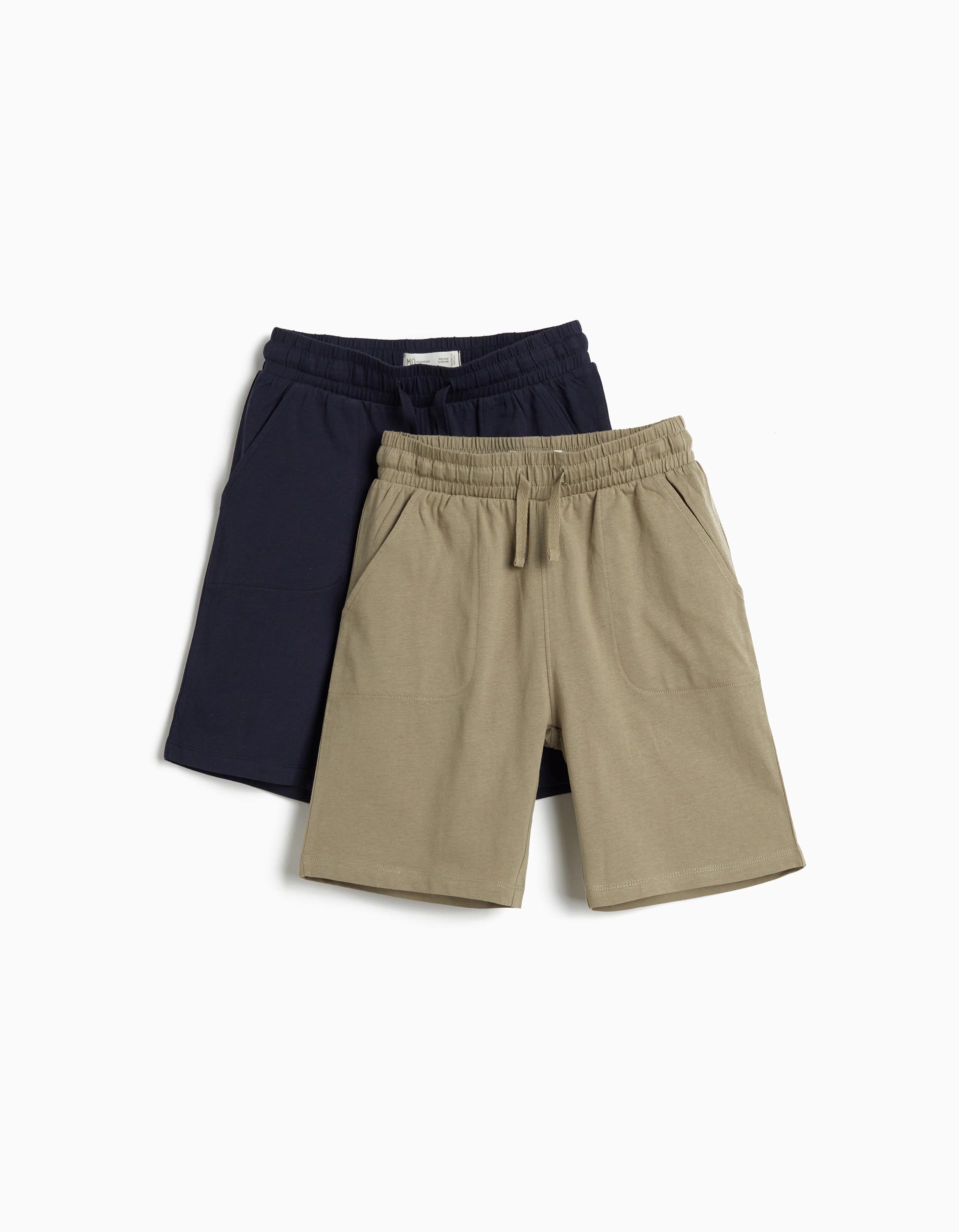 Pack 2 Calções Jersey, Menino, Azul