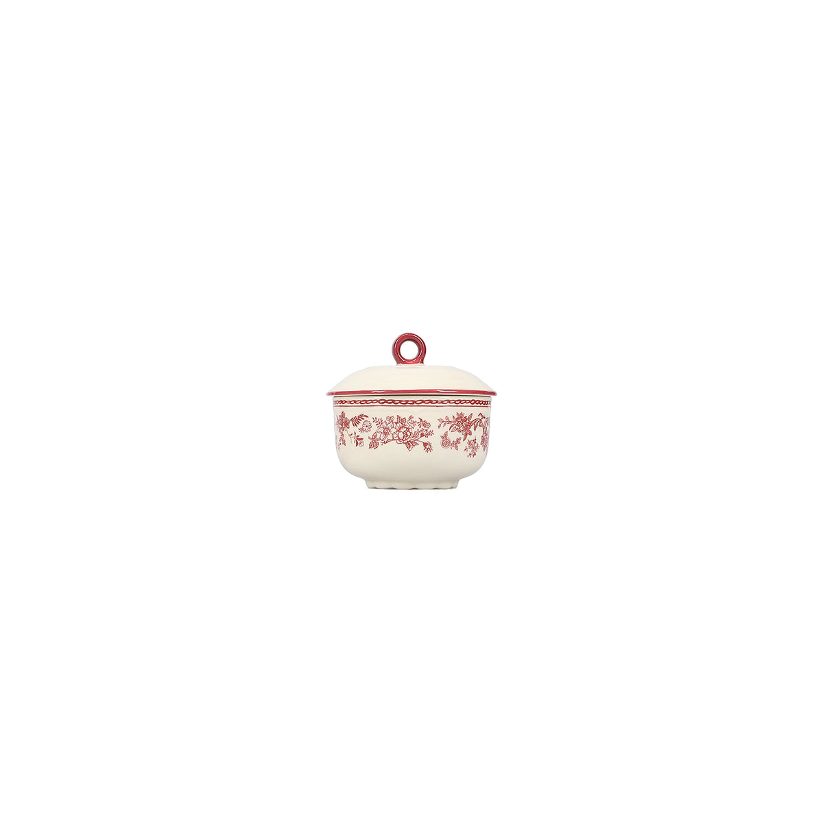S|P Collection - Suikerpot 20,5cl met deksel burgundy Cyril