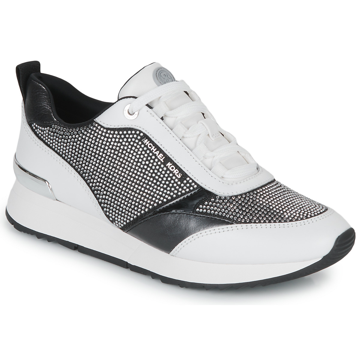 MICHAEL Michael Kors - ALLIE STRIDE TRAINER - White / Black / Silver