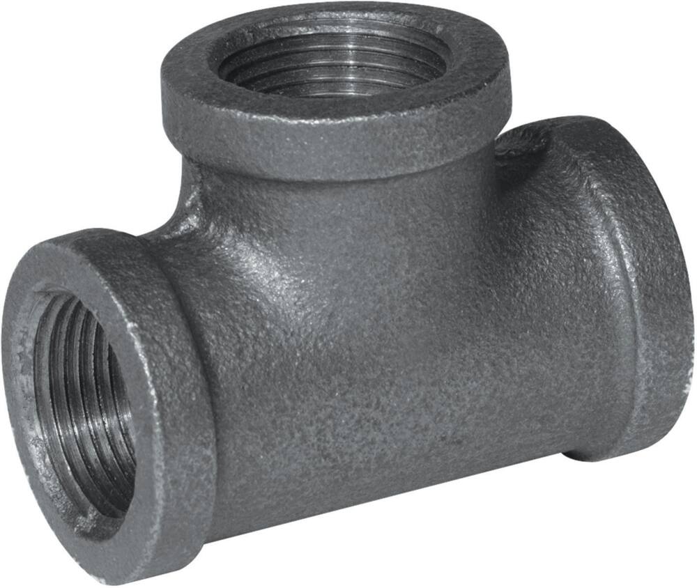 Aqua-Dynamic Galvanized Black Iron Fitting Tee, 3/4-in