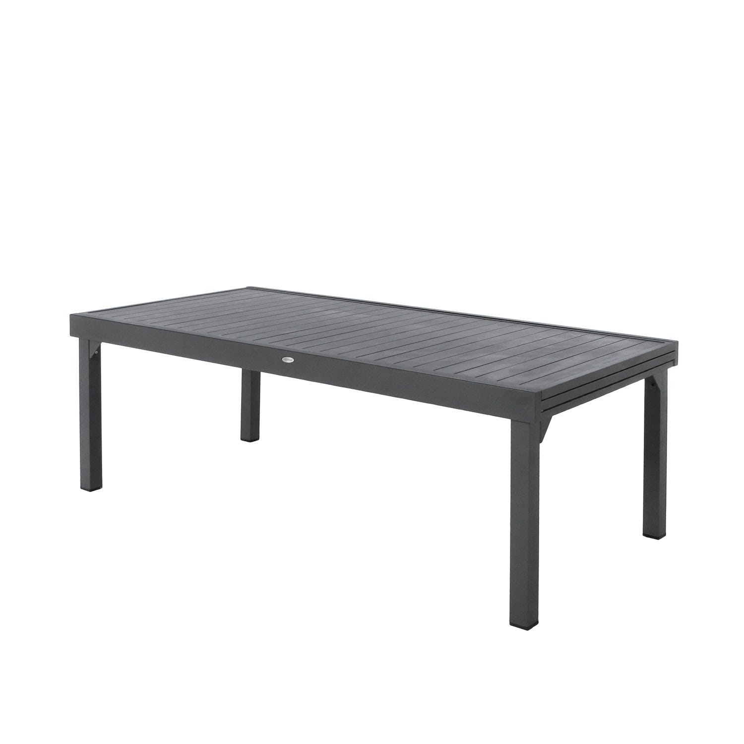 Tavolo estensibile in alluminio, da 200/320x100x75 cm