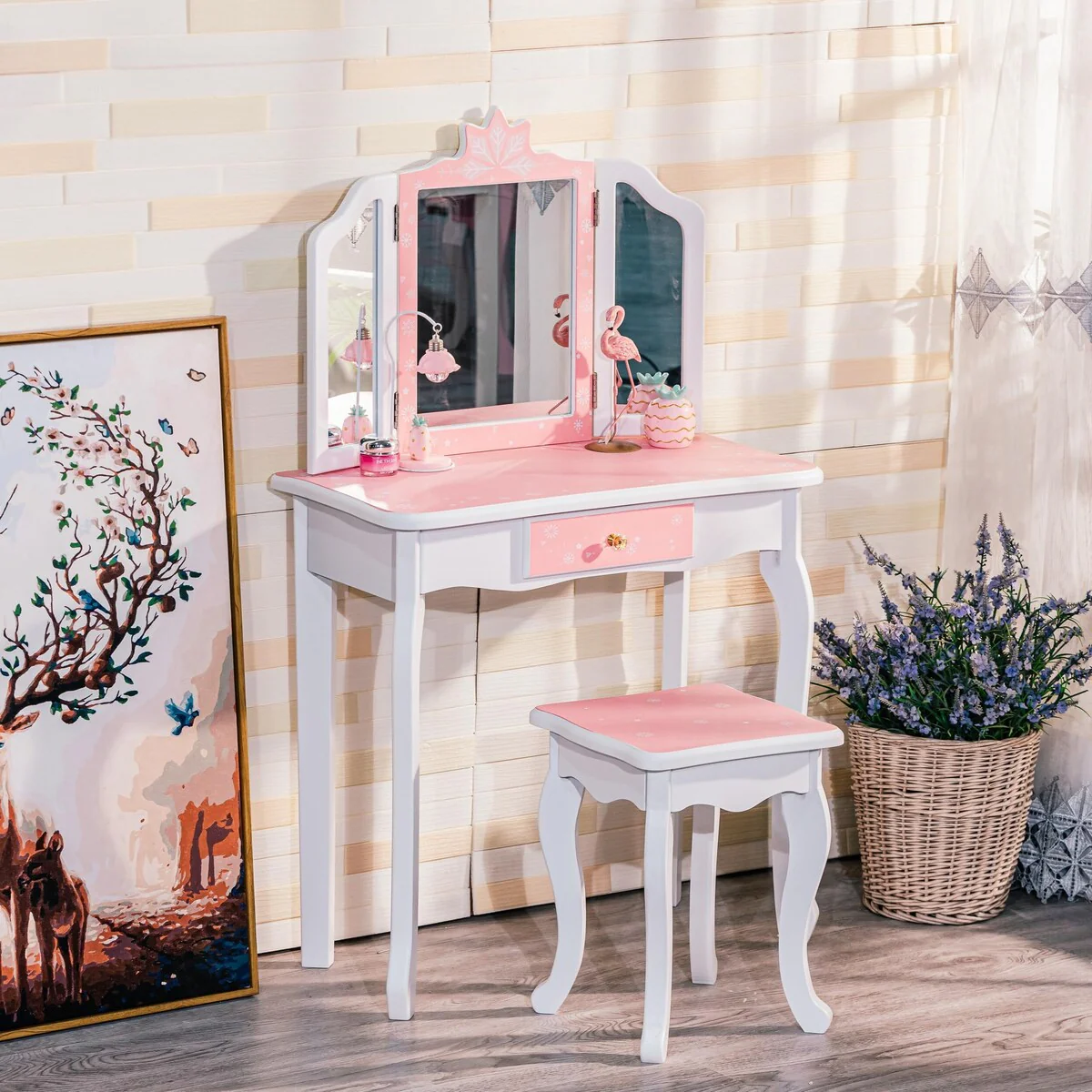 2-in-1 Princess Vanity Set