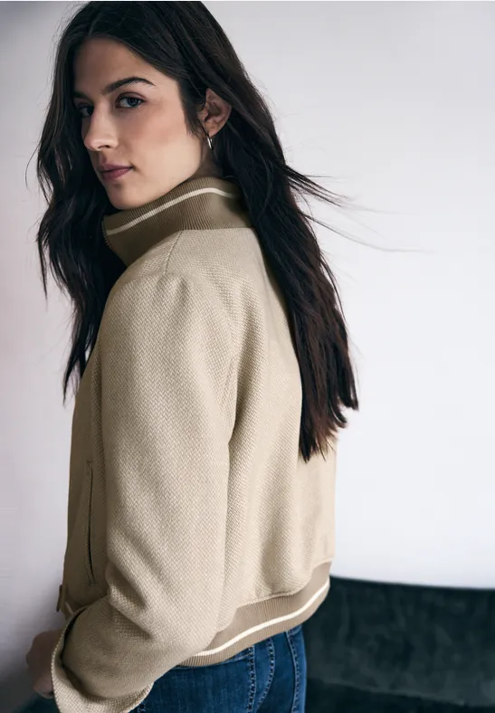 Blouson mit College Details