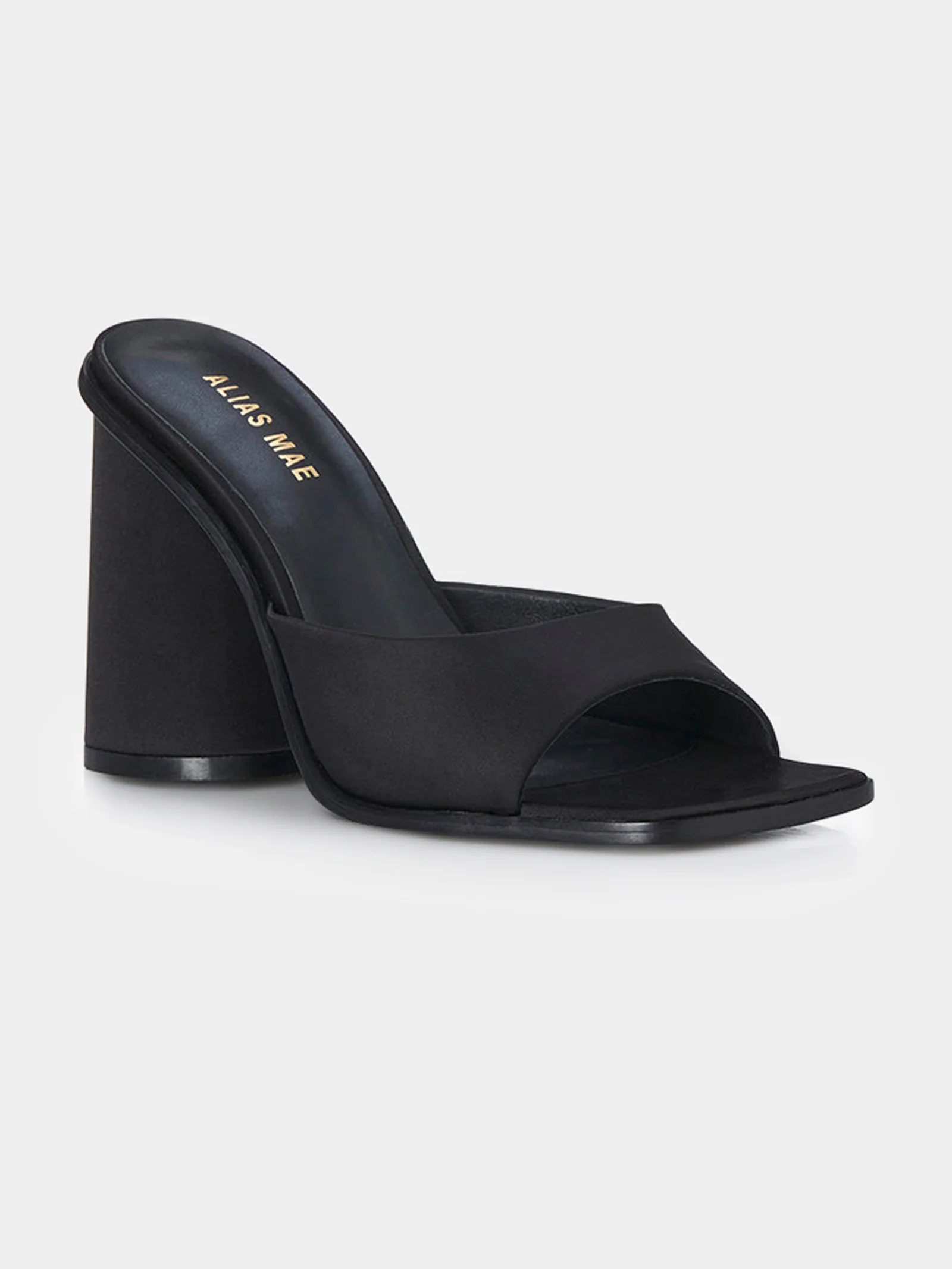 Valli Satin Mule Heels