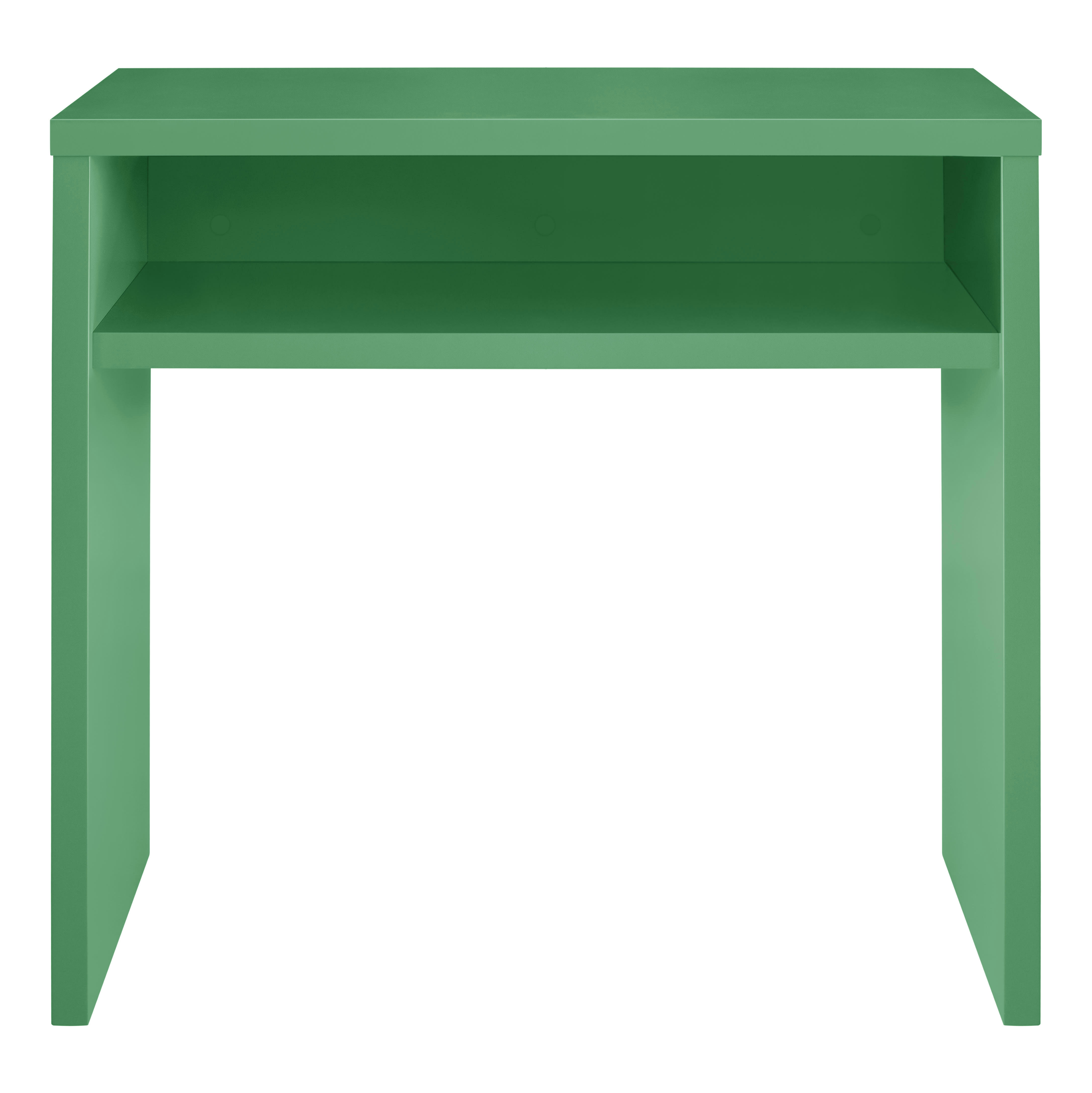 BLOCKIE-GERALDINE - Console avec plateau résistant en MDF de 3cm vert émeraude 80x30cm