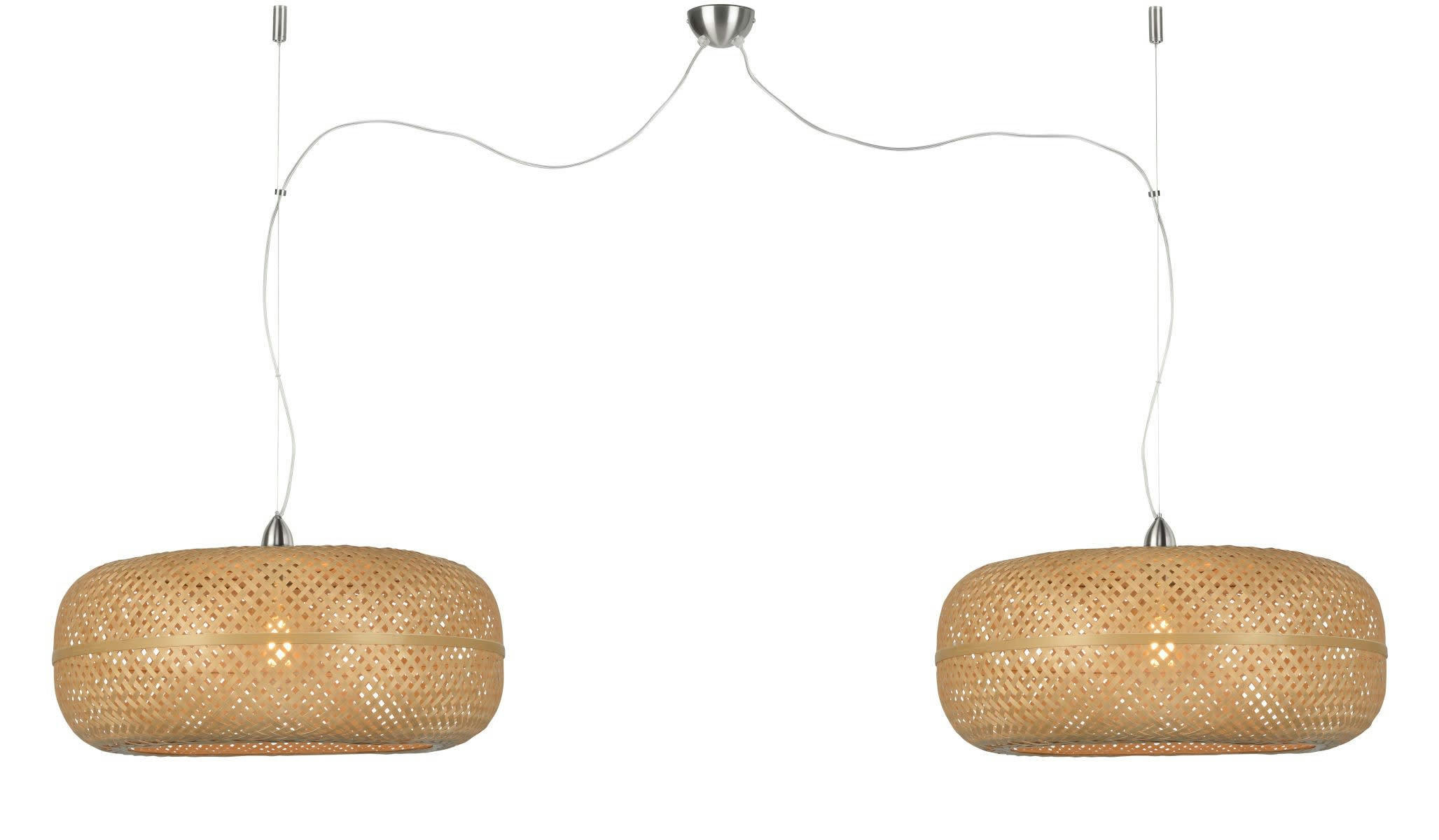 PALAWAN - Suspension double en bambou L180cm