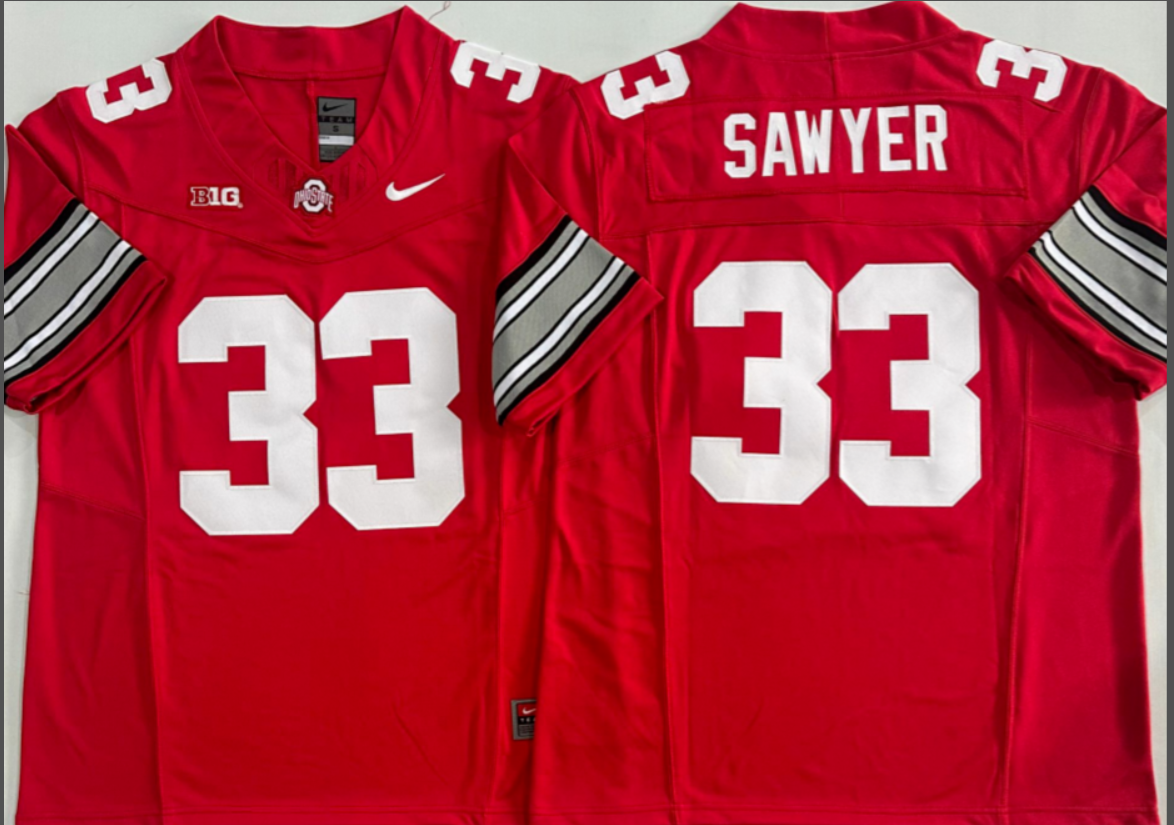 Jack Sawyer NCAA Ohio State Jack Sawyer Nike Vapor Limited Jersey