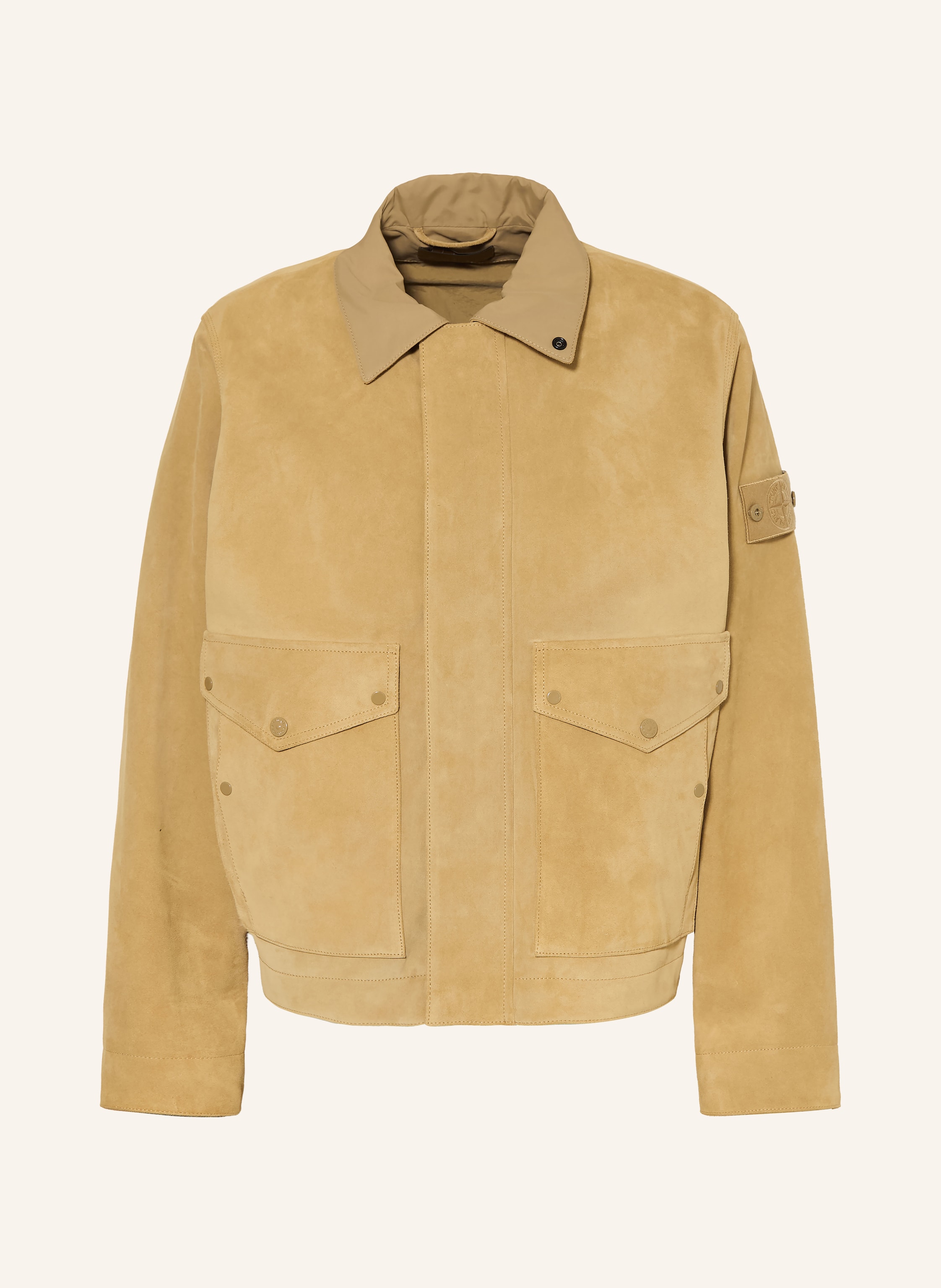 STONE ISLAND Lederjacke GHOST