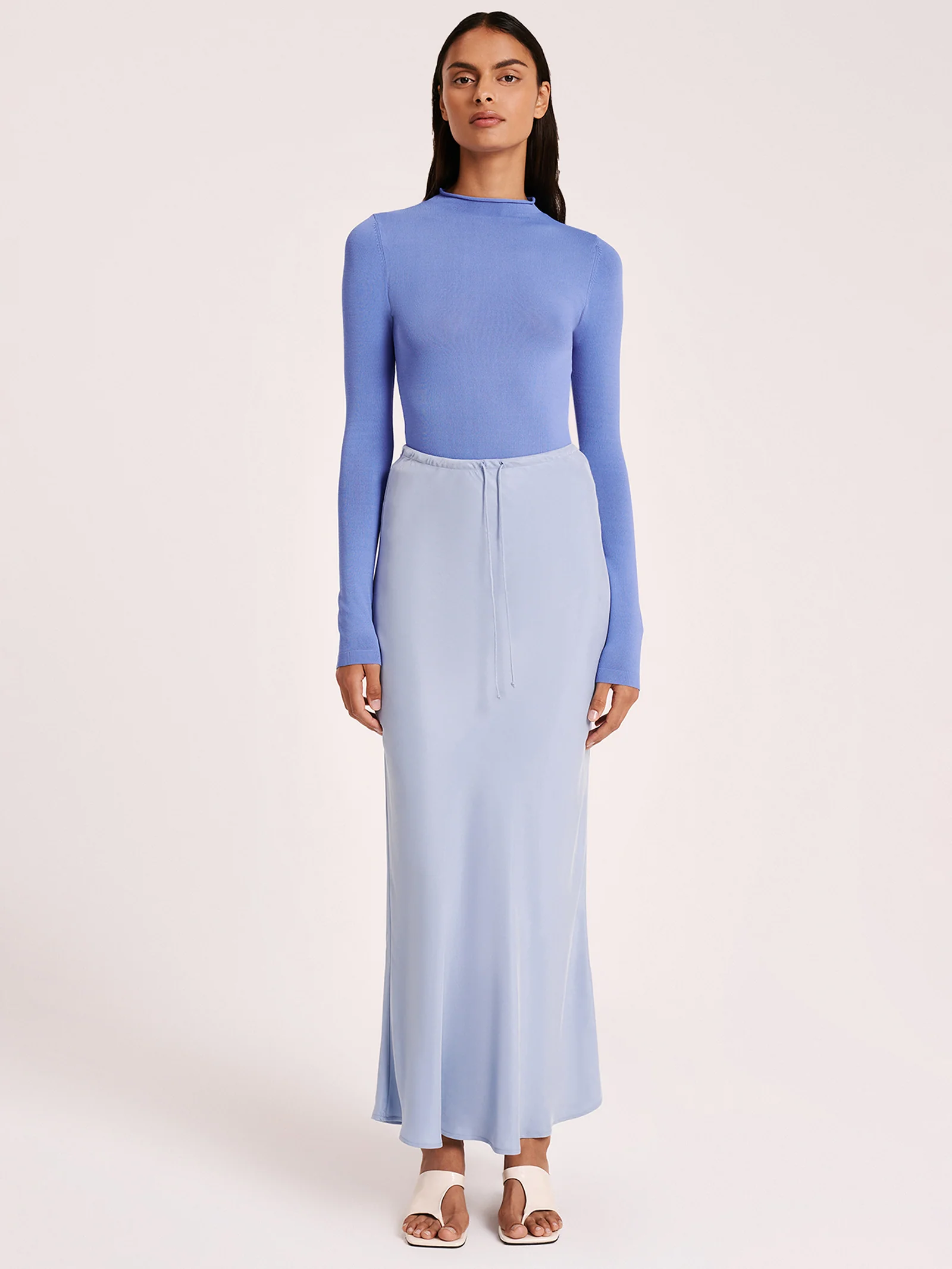 Hayz Cupro Maxi Skirt