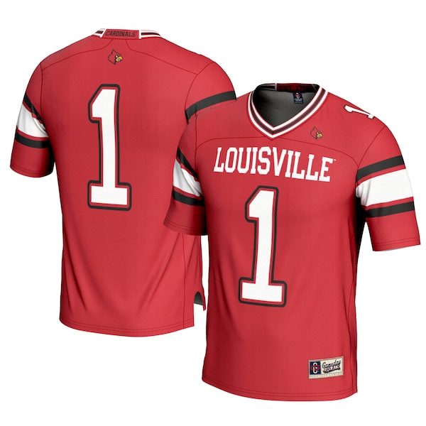#1 Louisville Cardinals GameDay Greats Youth Football Jersey - Red/White/Black