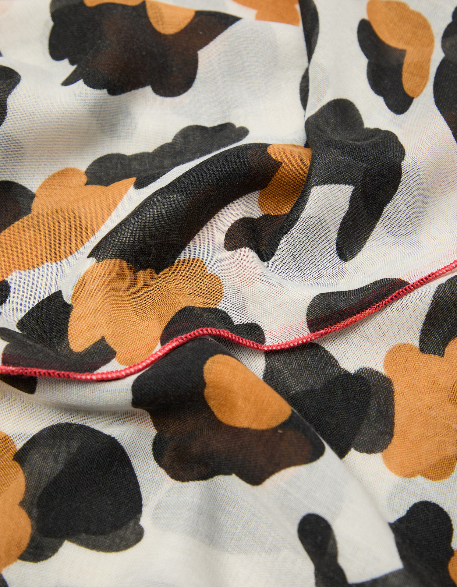Cachecol Animal Print, Mulher, Bege