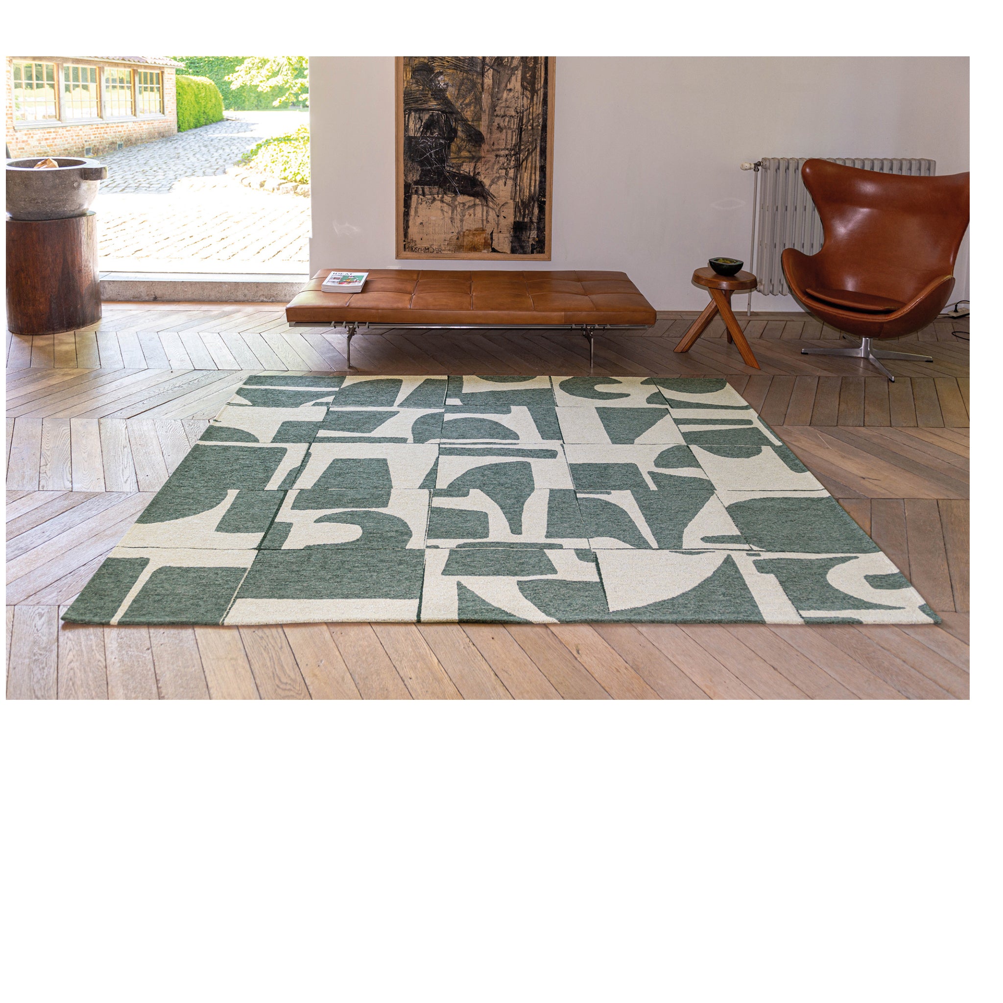 Louis de Poortere Craft Papercut Vloerkleed 140 x 200 cm - Sea Spray