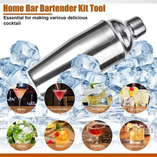 NNEOBA Stainless Steel Cocktail Shaker Mixer Set