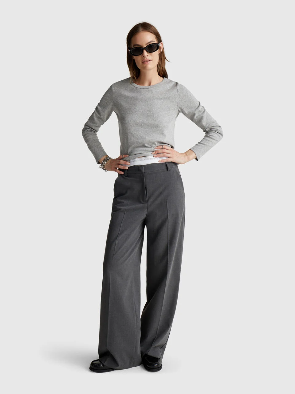 Long sleeve 100% cotton t-shirt