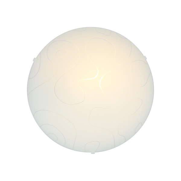 Plafonbiały okrągły 30cm MALIBU 1xE27x40W IP20 Candellux